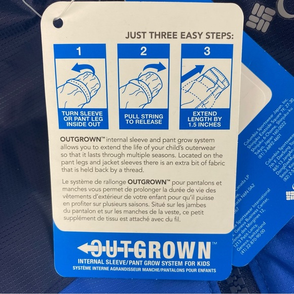 NWT Toddler Columbia Double Flake 2 Piece Waterproof Snowsuit - Size 3T - Picture 14 of 16